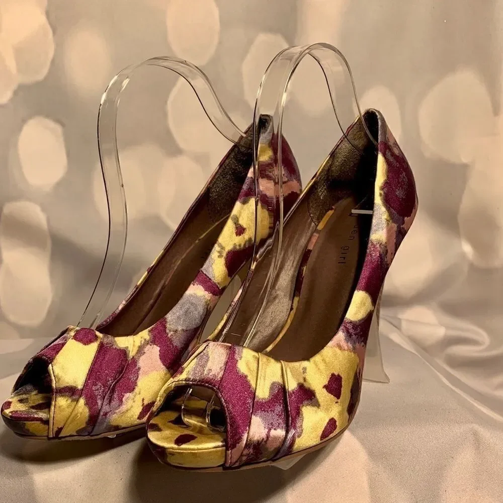 KABOBY PEEP TOE by MADDEN GIRL 4” HEEL SIZE 8